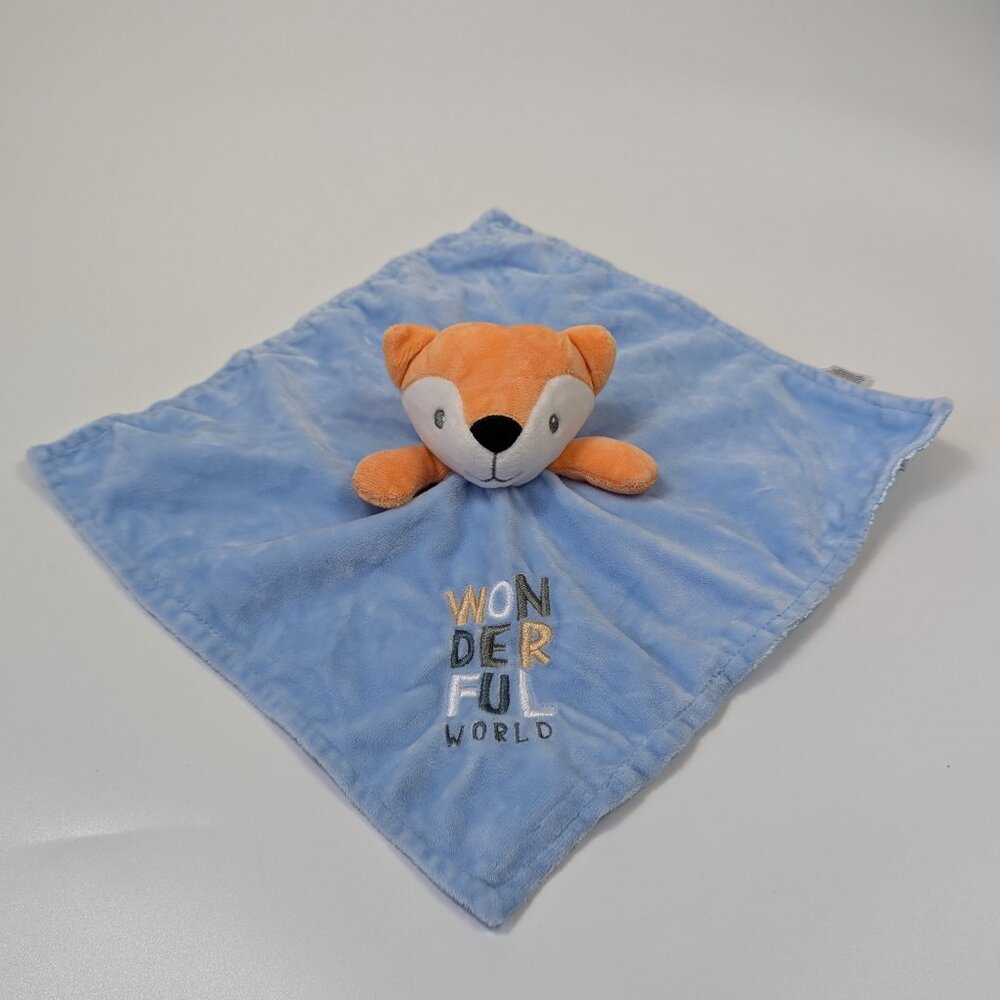 Baby Starters Orange Fox What a Wonderful World Security Blanket Lovey
